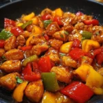 Honey Garlic Chicken with Bell Peppers dish for a flavorful dinner